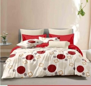 Lenjerie de pat FINET pentru 2 persoane, 6 piese , cod produs H21-9639