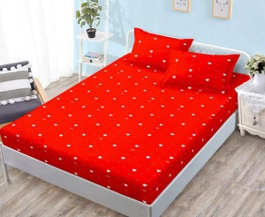 Cearsaf cu elastic Finet, 180x200cm + 2 fete de perna, cod produs H21-11723