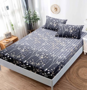 Cearsaf cu elastic Finet, 180x200cm + 2 fete de perna, cod produs H21-12019