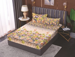 Husa cu elastic Pufoasa COCOLINO, 180x200cm + 2 fete de perna, cod produs H21-10086