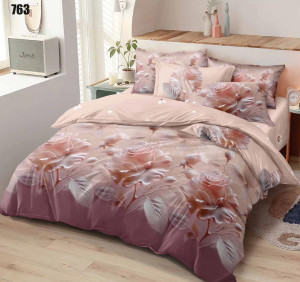Lenjerie de pat din FINET pentru 2 persoane, 6 piese , cod produs H21-2086