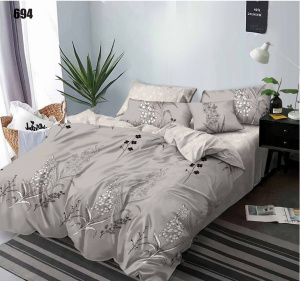 Lenjerie de pat din FINET pentru 2 persoane, 6 piese , cod produs H21-4127