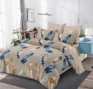Lenjerie de pat FINET cu ELASTIC 180x200, 6 piese, cod produs H21-9782