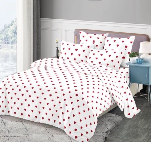 Lenjerie de pat FINET pentru 2 persoane, 6 piese , cod produs H21-11152