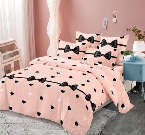 Lenjerie de pat FINET pentru 2 persoane, 6 piese , cod produs H21-12052