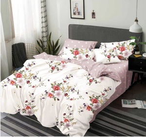 Lenjerie de pat FINET pentru 2 persoane, 6 piese , cod produs H21-4382