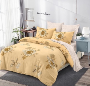 Lenjerie de pat FINET pentru 2 persoane, 6 piese, cod produs H21-6400