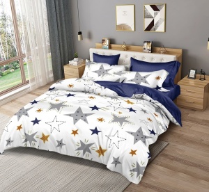 Lenjerie de pat FINET pentru 2 persoane, 6 piese , cod produs H21-7249