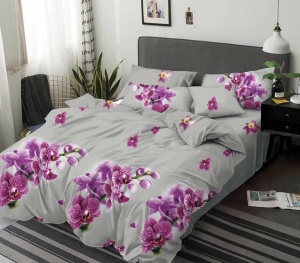 Lenjerie de pat FINET pentru 2 persoane, 6 piese , cod produs H21-7770