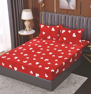 Husa cu elastic Pufoasa COCOLINO, 180x200cm + 2 fete de perna, cod produs H21-10093