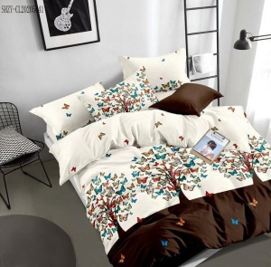 Lenjerie de pat din FINET pentru 2 persoane, 6 piese , cod produs H21-6787