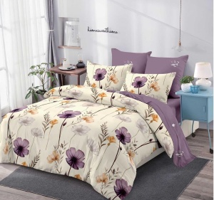Lenjerie de pat FINET pentru 2 persoane, 6 piese, cod produs H21-10822