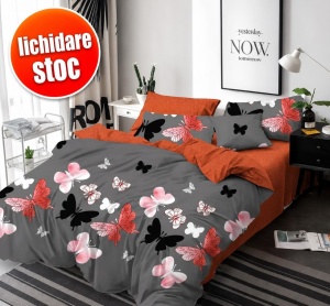 Lenjerie de pat FINET pentru 2 persoane, 6 piese , cod produs H21-11228