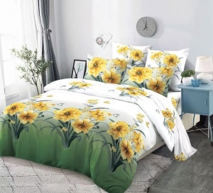 Lenjerie de pat FINET pentru 2 persoane, 6 piese , cod produs H21-11360