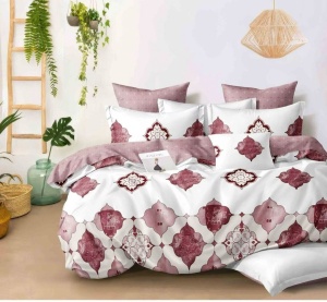 Lenjerie de pat FINET pentru 2 persoane, 6 piese , cod produs H21-9612