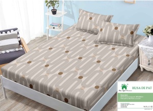 Cearsaf cu Elastic Finet, 180x200cm + 2 fete de perna, cod produs H21-11008