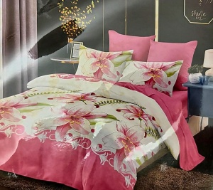 Lenjerie de pat din FINET pentru 2 persoane, 6 piese , cod produs H21-12110