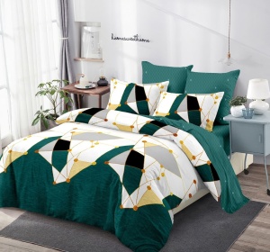 Lenjerie de pat FINET cu ELASTIC 180x200, 6 piese, cod produs H21-11656