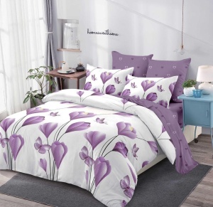 Lenjerie de pat FINET pentru 2 persoane, 6 piese, cod produs H21-10819