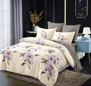 Lenjerie de pat FINET pentru 2 persoane, 6 piese, cod produs H21-6372