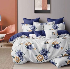 Lenjerie de pat FINET pentru 2 persoane, 6 piese , cod produs H21-6557