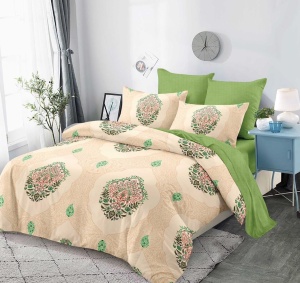 Lenjerie de pat FINET pentru 2 persoane, 6 piese, cod produs H21-8426