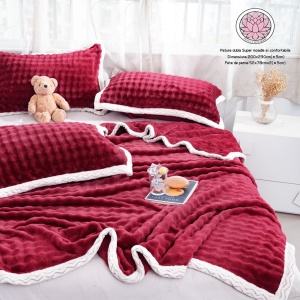 Patura Cocolino Pufoasa 200x230cm + 2 fete de Perna, cod produs H21-10457