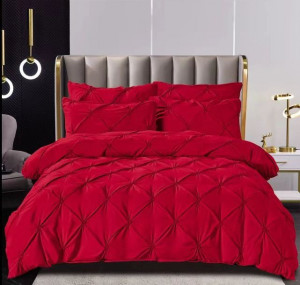 Lenjerie de pat cu pliuri FINET pentru 2 persoane, 6 piese , cod produs H21-767