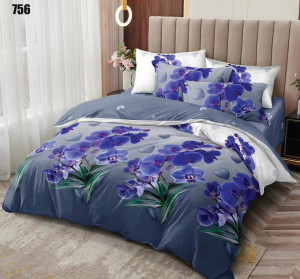 Lenjerie de pat din FINET pentru 2 persoane, 6 piese , cod produs H21-2865
