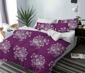 Lenjerie de pat FINET pentru 2 persoane, 6 piese , cod produs H21-10640