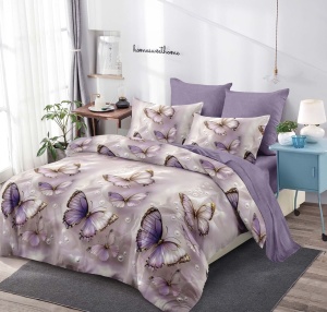 Lenjerie de pat FINET pentru 2 persoane, 6 piese, cod produs H21-11663