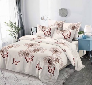 Lenjerie de pat FINET pentru 2 persoane, 6 piese , cod produs H21-12053