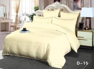 Lenjerie de pat tip hotel DAMASC , 6 piese, cod produs H21-738