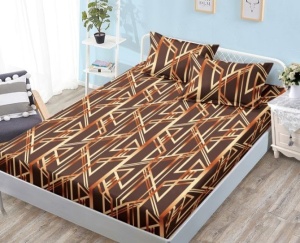 Cearsaf cu elastic Finet, 180x200cm + 2 fete de perna, cod produs H21-9095
