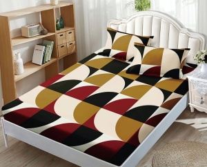 Cearsaf cu elastic Finet, 180x200cm + 2 fete de perna, cod produs H21-11640