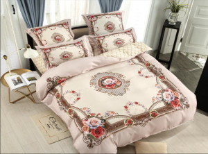 Lenjerie de pat din FINET pentru 2 persoane, 6 piese , cod produs H21-1271