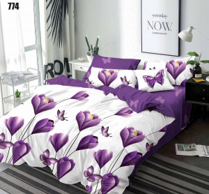 Lenjerie de pat din FINET pentru 2 persoane, 6 piese , cod produs H21-1479