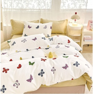 Lenjerie de pat FINET pentru 2 persoane, 6 piese , cod produs H21-10076