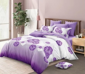 Lenjerie de pat FINET pentru 2 persoane, 6 piese , cod produs H21-10221
