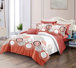Lenjerie de pat FINET pentru 2 persoane, 6 piese , cod produs H21-10619