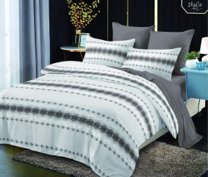 Lenjerie de pat FINET pentru 2 persoane, 6 piese , cod produs H21-10637
