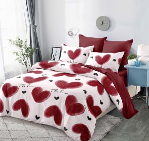 Lenjerie de pat FINET pentru 2 persoane, 6 piese, cod produs H21-11660