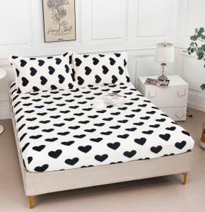 Husa cu elastic Pufoasa COCOLINO, 180x200cm + 2 fete de perna, cod produs H21-9363