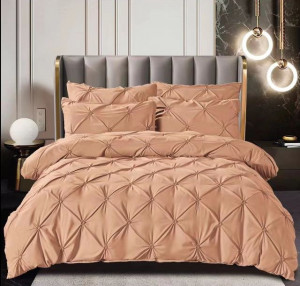 Lenjerie de pat cu pliuri FINET pentru 2 persoane, 6 piese , cod produs H21-765