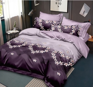Lenjerie de pat din FINET pentru 2 persoane, 6 piese , cod produs H21-4594