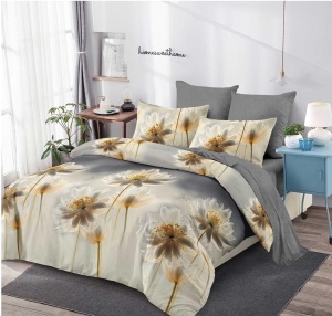 Lenjerie de pat FINET cu ELASTIC 180x200, 6 piese, cod produs H21-9787