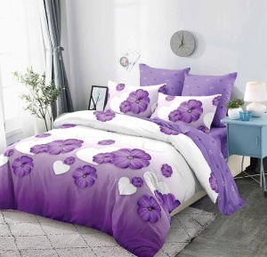 Lenjerie de pat FINET pentru 2 persoane, 6 piese, cod produs H21-10820