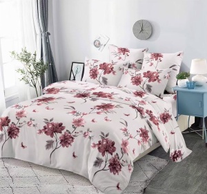 Lenjerie de pat FINET pentru 2 persoane, 6 piese , cod produs H21-12057