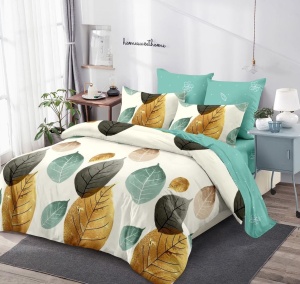 Lenjerie de pat FINET pentru 2 persoane, 6 piese, cod produs H21-6254