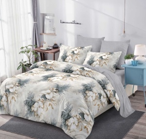 Lenjerie de pat FINET pentru 2 persoane, 6 piese, cod produs H21-7490